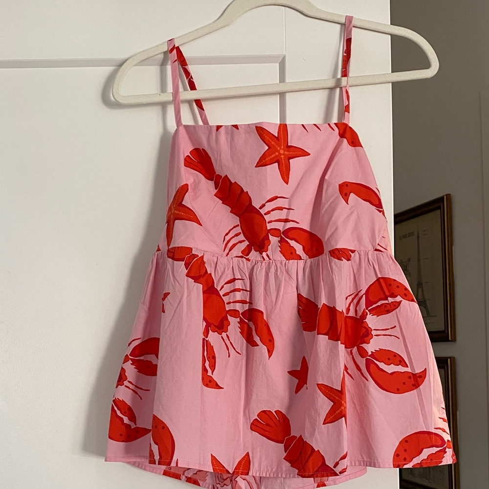 NWT J. Crew strappy lobster tank